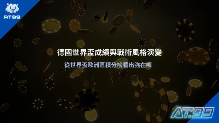 德國世界盃戰績與戰術風格分析資訊圖,整理德國隊歷屆世界盃成績